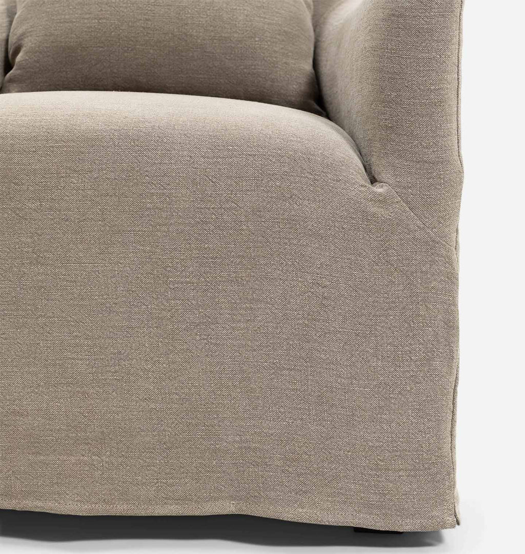 Amber Interiors - Luna Slipcovered Chair