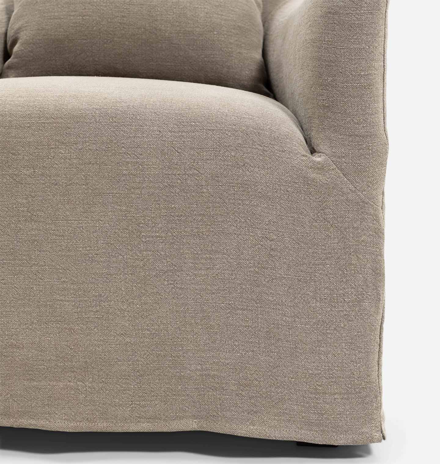 Amber Interiors - Luna Slipcovered Chair