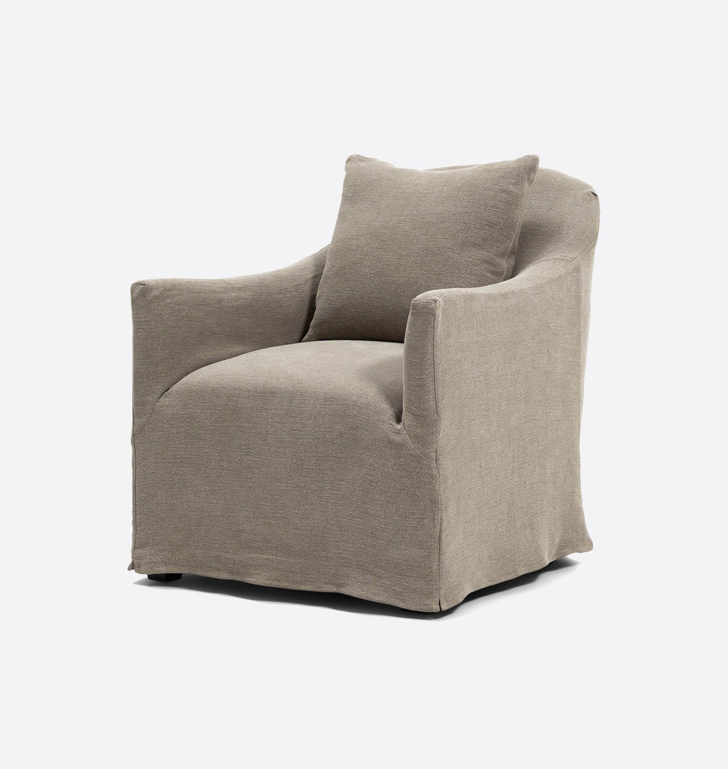 Amber Interiors - Luna Slipcovered Chair