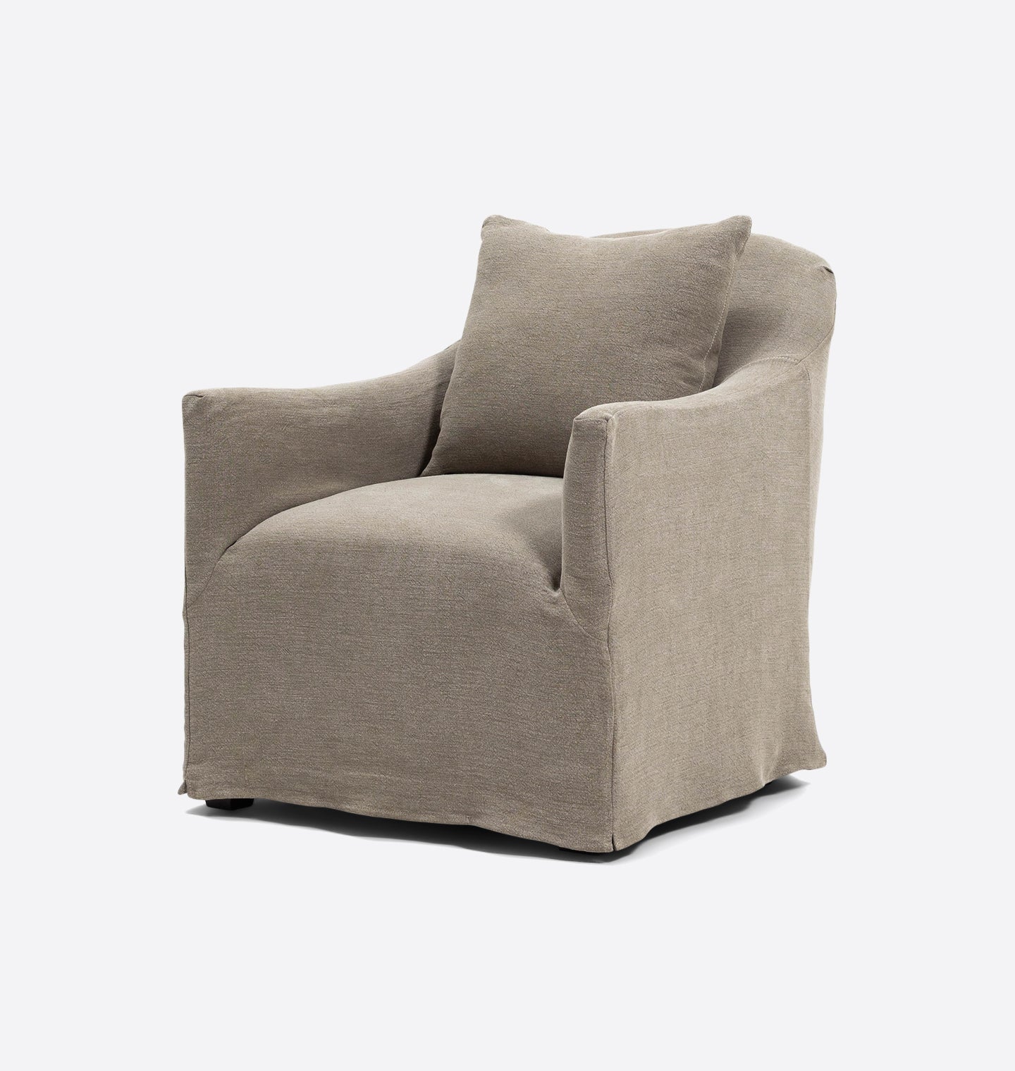 Amber Interiors - Luna Slipcovered Chair