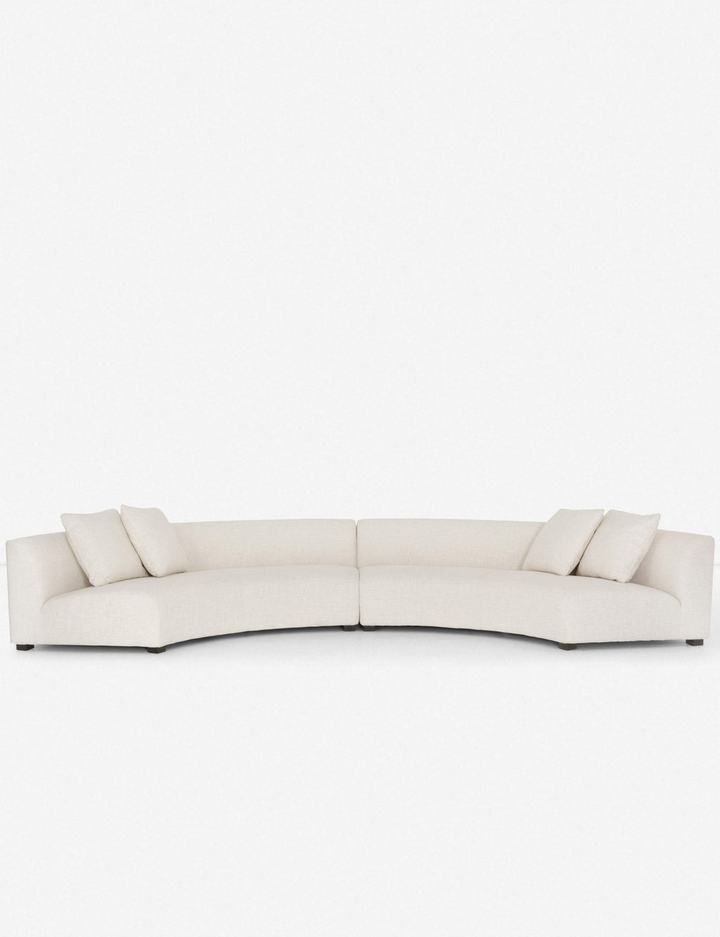 Lulu and Georgia - Saban 2 - Piece Curved Sectional Sofa