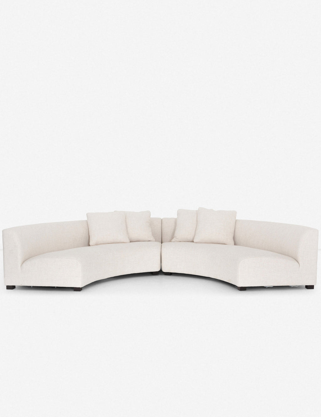 Lulu and Georgia - Saban 2 - Piece Curved Sectional Sofa