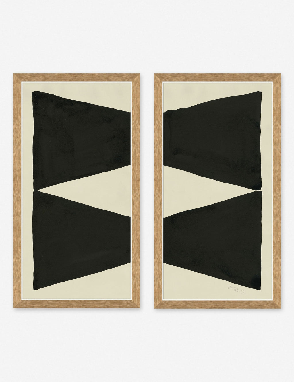 Lulu and Georgia - Sculpture I & II Prints (Set of 2) by Susan Hable