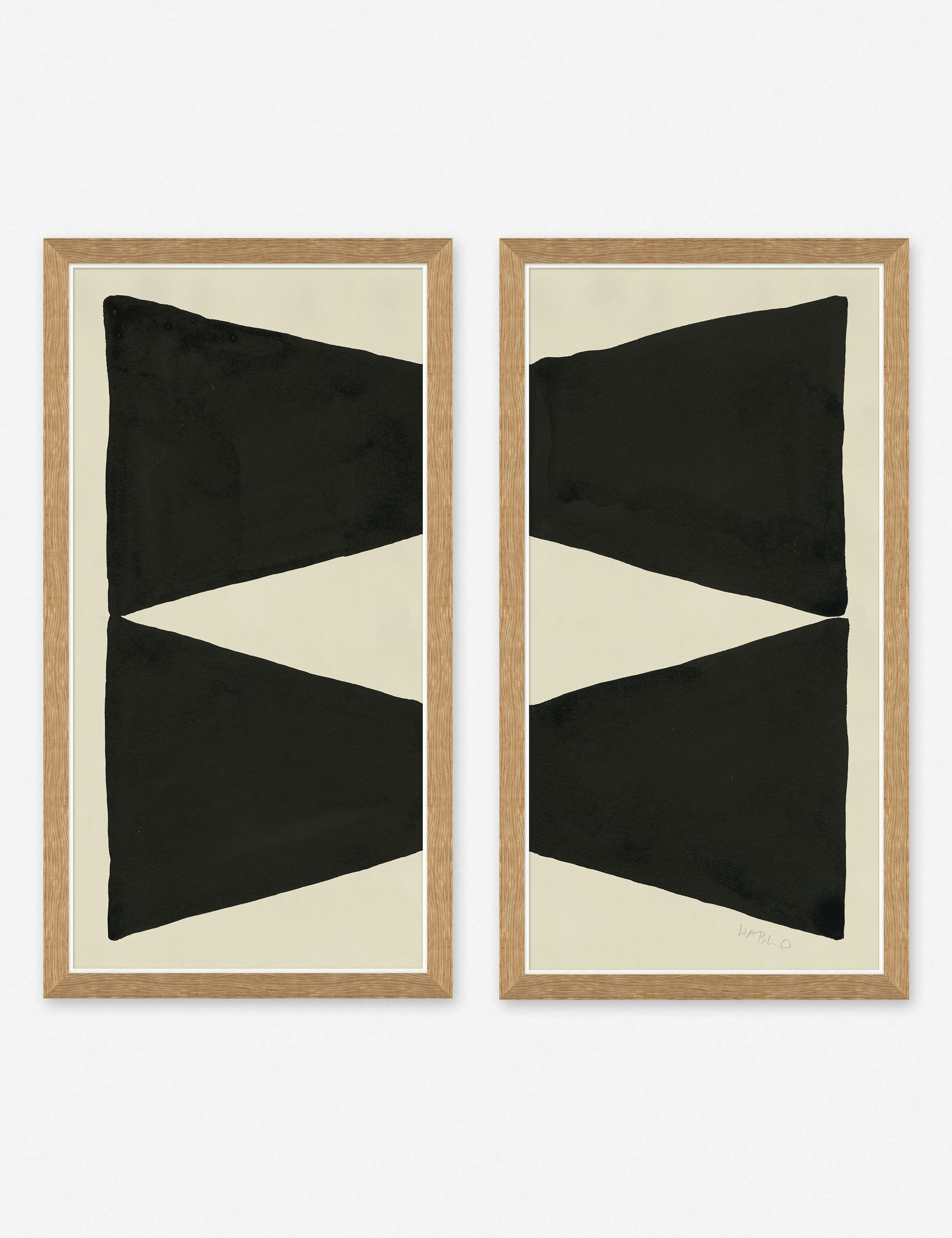 Lulu and Georgia - Sculpture I & II Prints (Set of 2) by Susan Hable