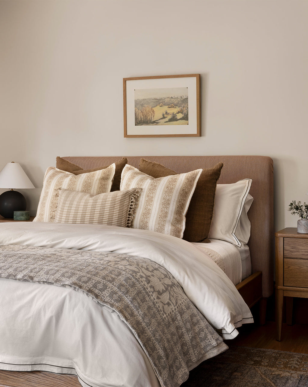 McGee & Co - Devlin White Duvet Cover
