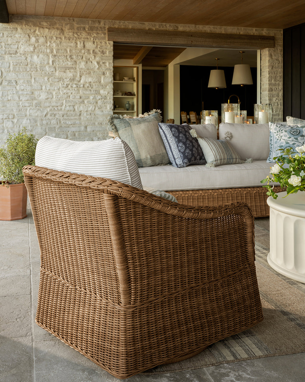 McGee & Co - Haviland Outdoor Swivel Lounge Chair