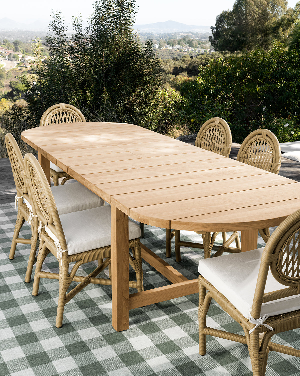 McGee & Co - Linwood Teak Extension Dining Table