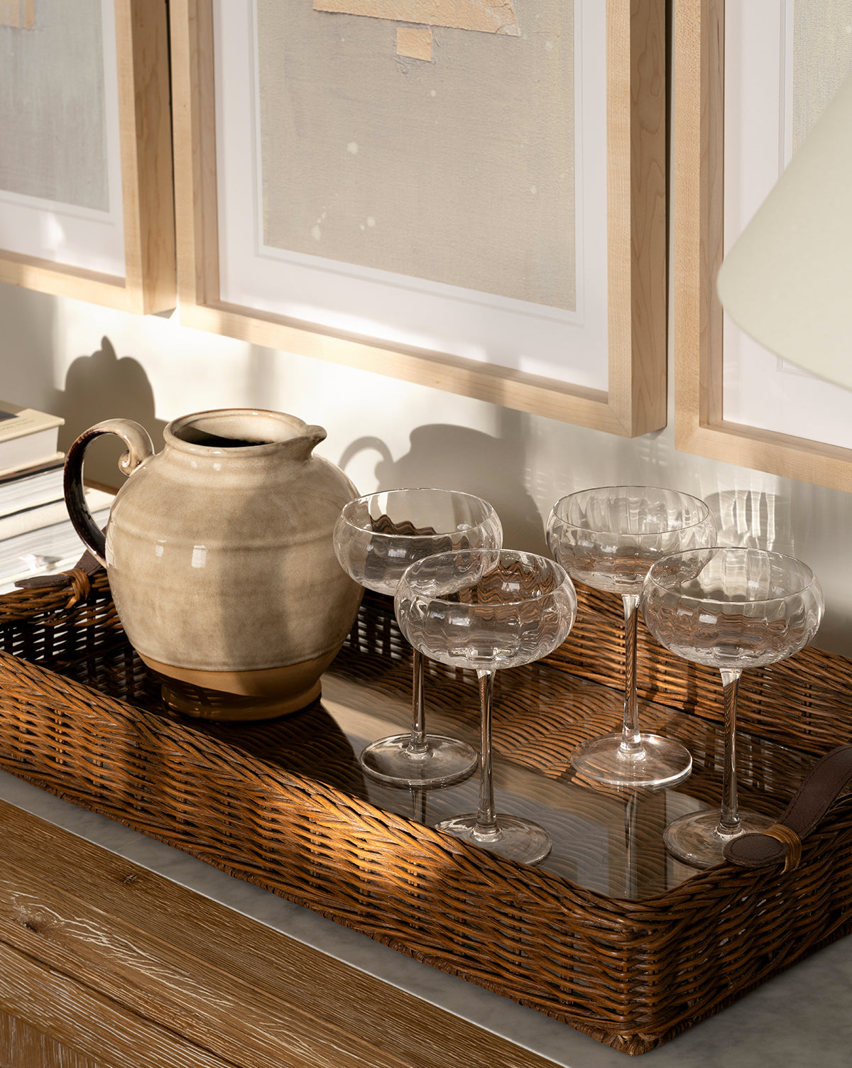 McGee & Co - Ashcroft Wicker Tray