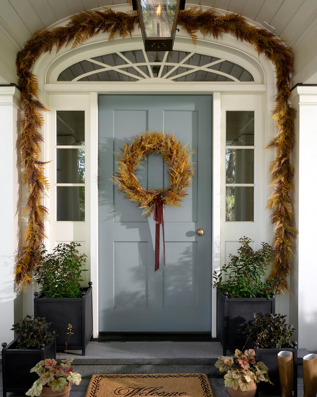 McGee & Co - 30" Faux Golden Fern Wreath