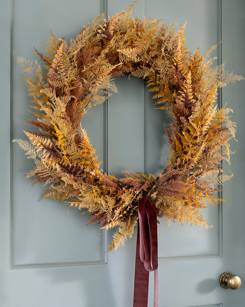 McGee & Co - 30" Faux Golden Fern Wreath