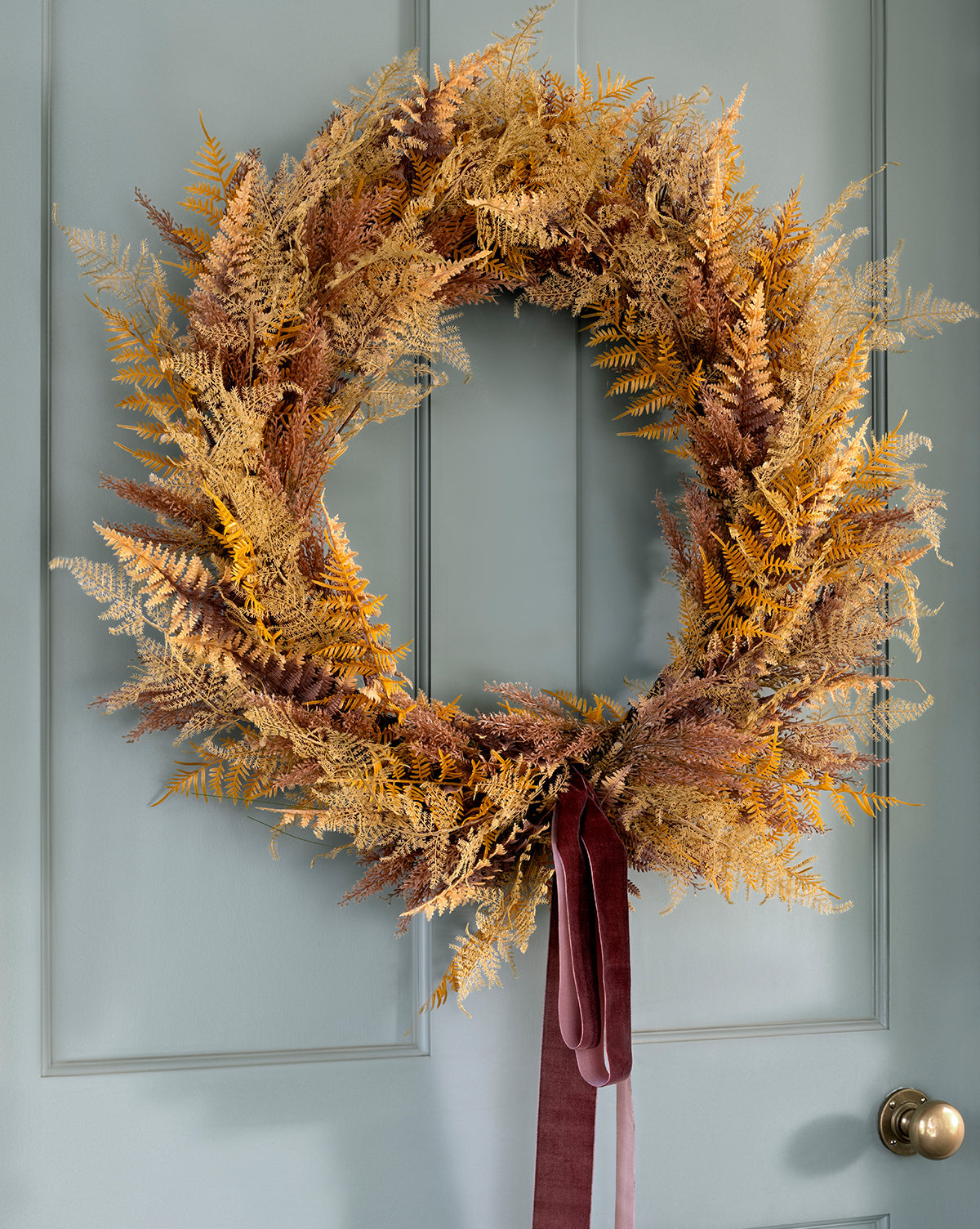 McGee & Co - 30" Faux Golden Fern Wreath