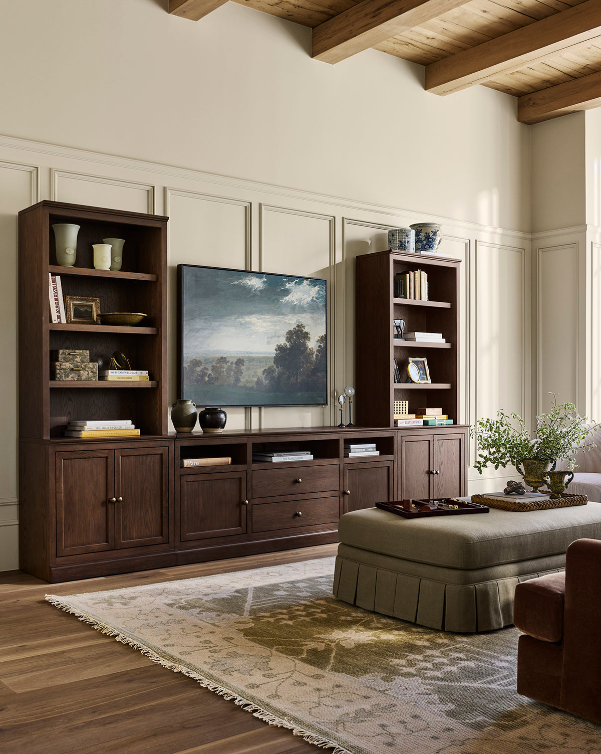 McGee & Co - Bernard Storage Media Console Set (108" - 132")
