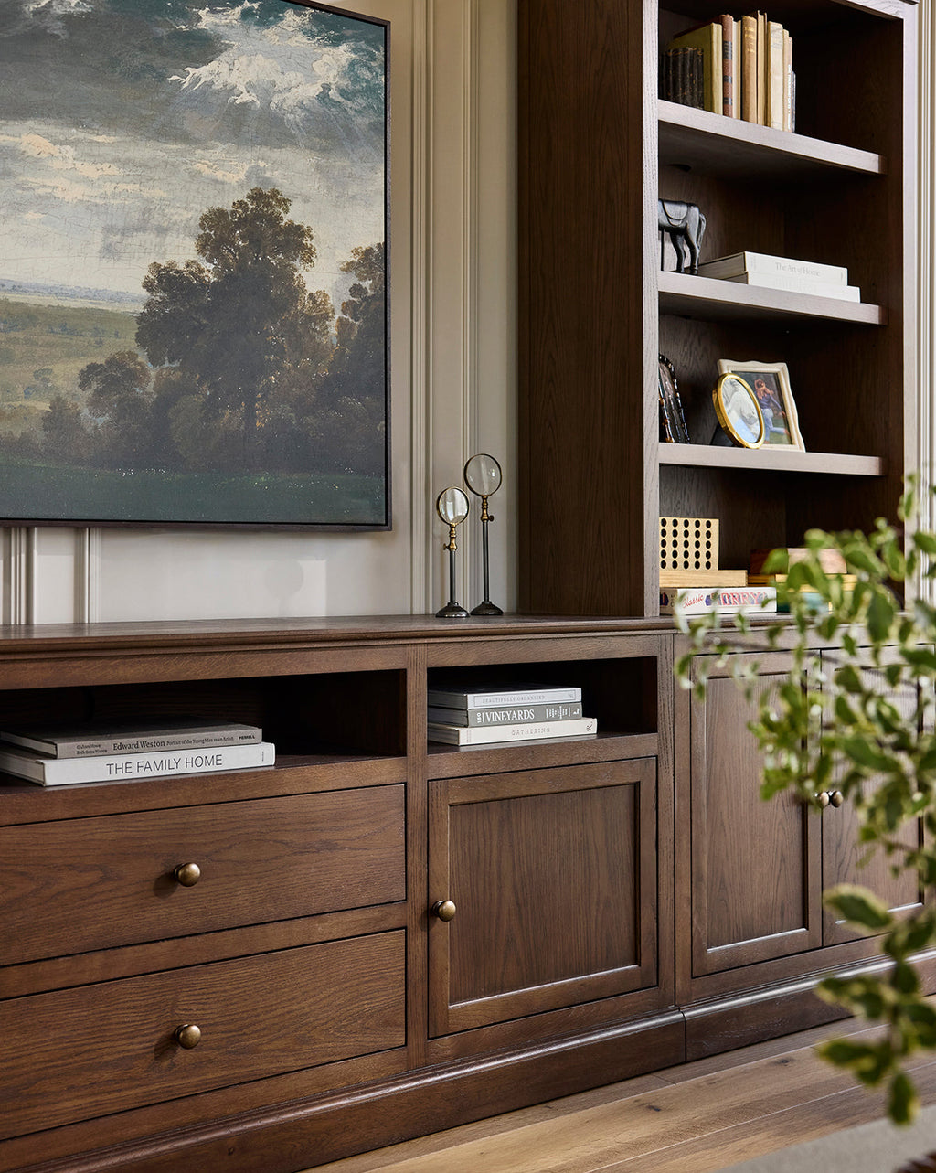 McGee & Co - Bernard Storage Media Console Set (108" - 132")