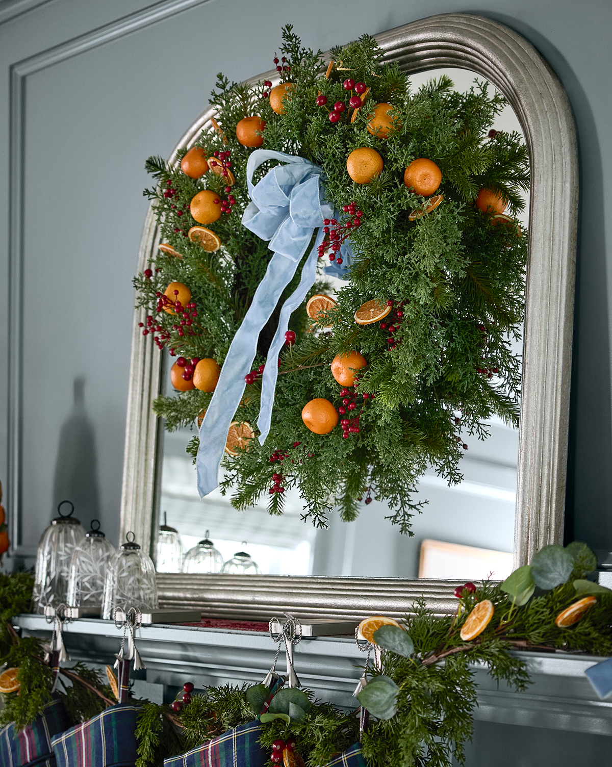 McGee & Co - 28" Citrus Faux Wreath