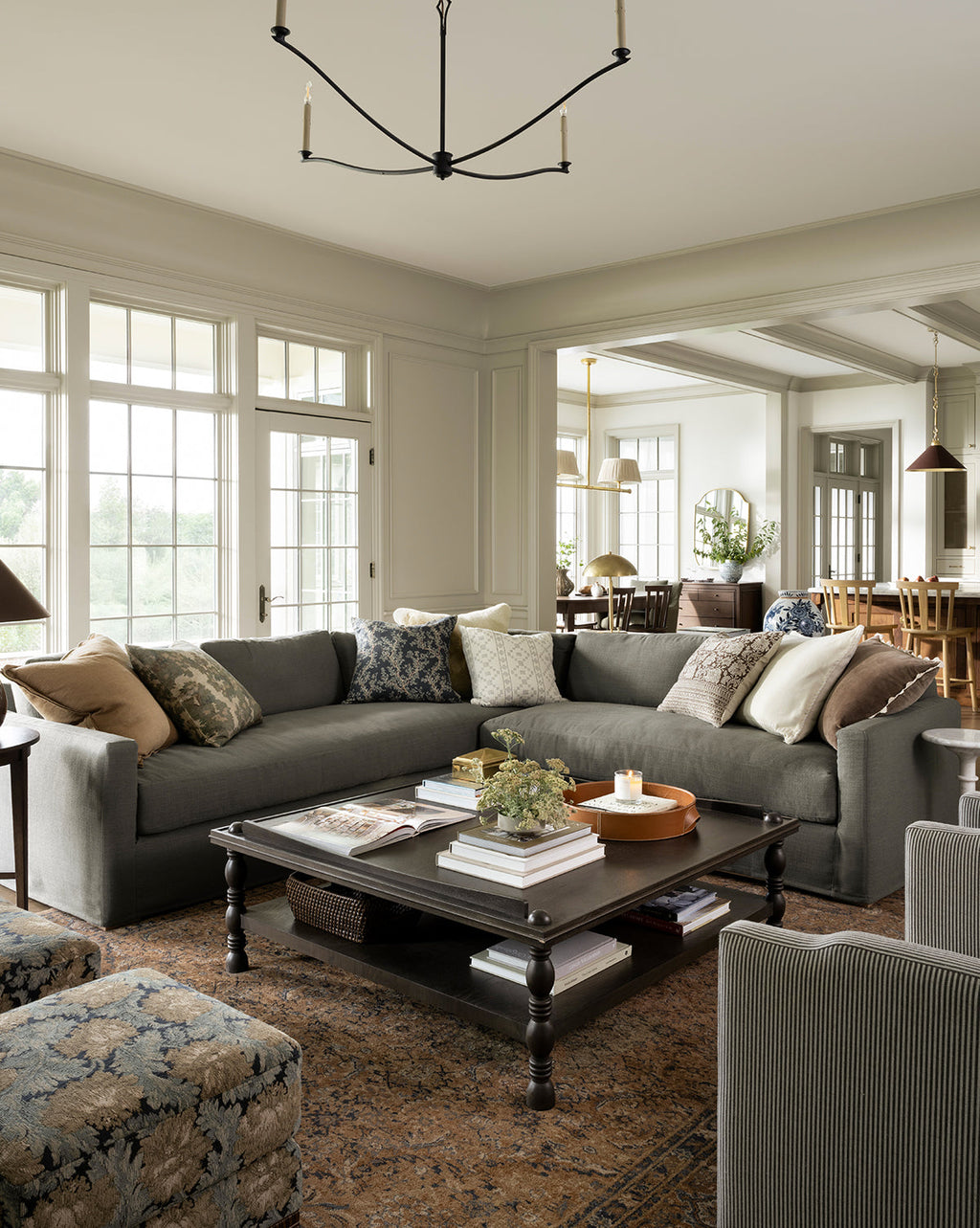 McGee & Co - Macy Slipcover L Sectional 108"