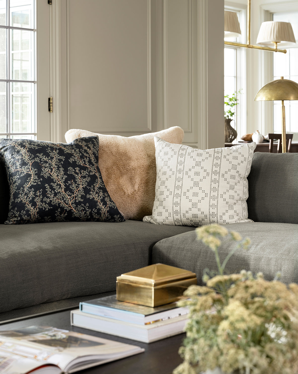 McGee & Co - Tove Faux Fur Pillow Cover