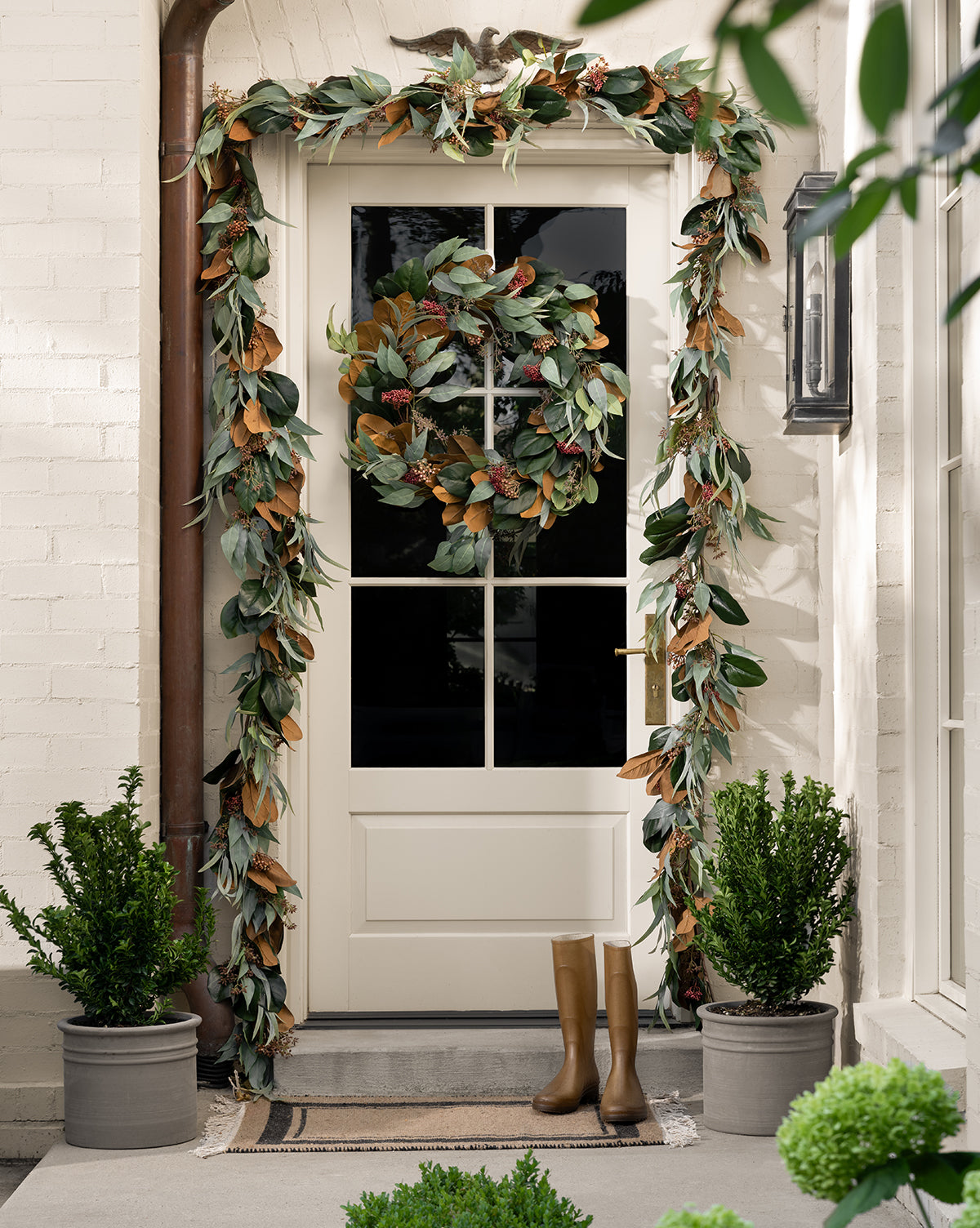 McGee & Co - Faux Magnolia & Eucalyptus Garland