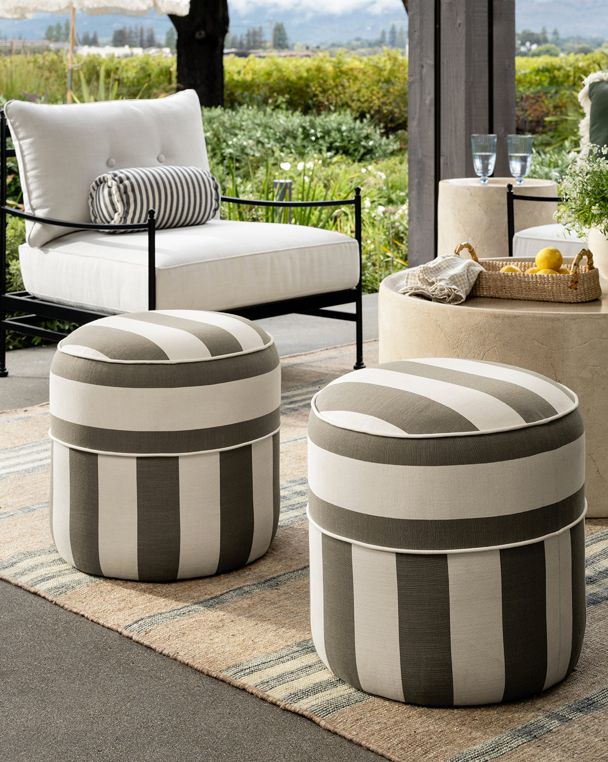 McGee & Co - Haviland Upholstered Ottoman