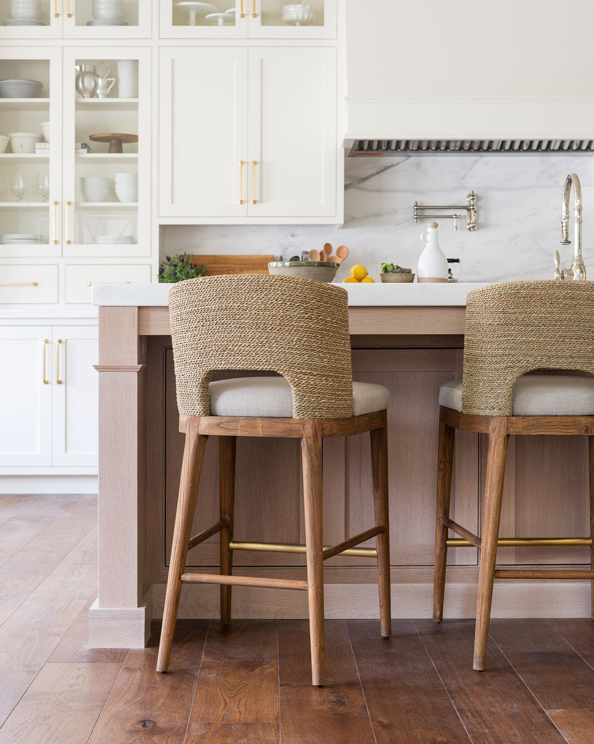 McGee & Co - Ava Seagrass Counter Stool