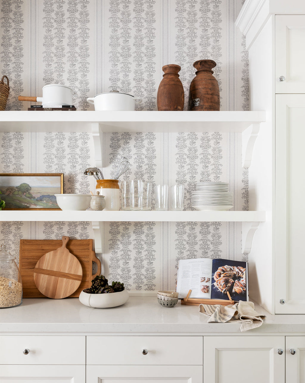 McGee & Co - Demi Floral Stripe Wallpaper