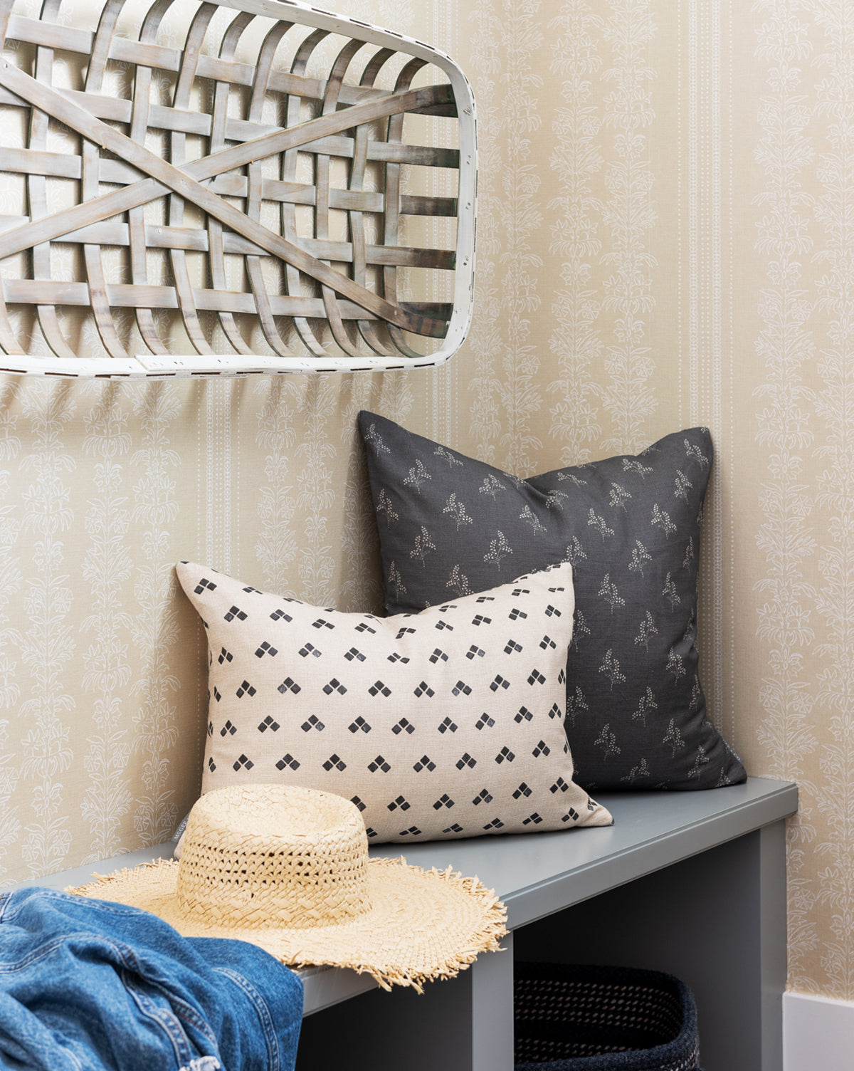 McGee & Co - Demi Floral Stripe Wallpaper