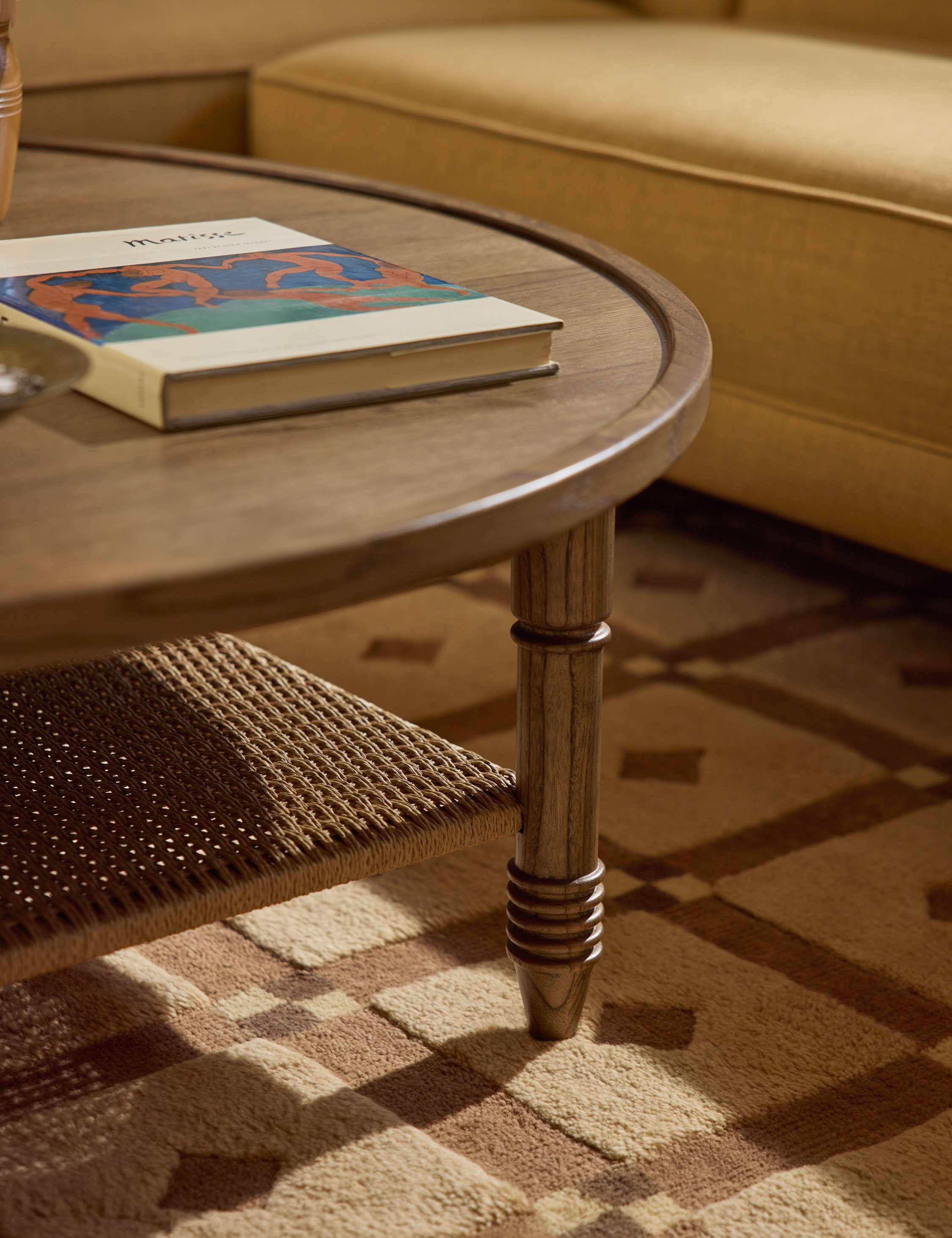 Lulu and Georgia - Bowland Round Coffee Table by Ginny Macdonald