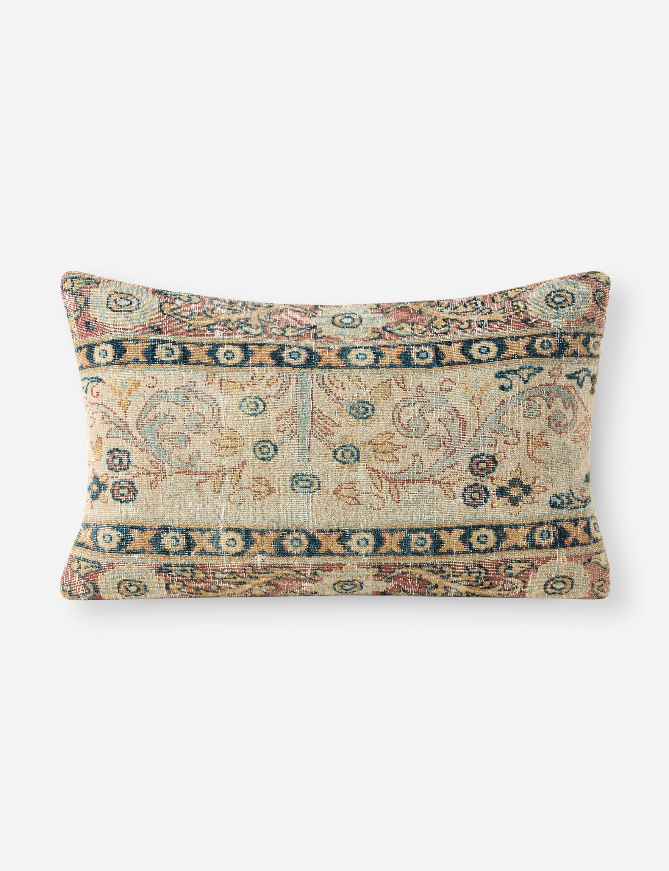 Lulu and Georgia - Vintage Lumbar Pillow No. 317, 16" x 26"