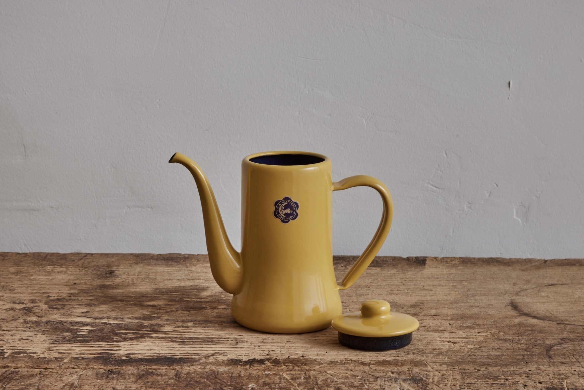 Nicky Kehoe - Enamel Slimpot Kettle, Yellow