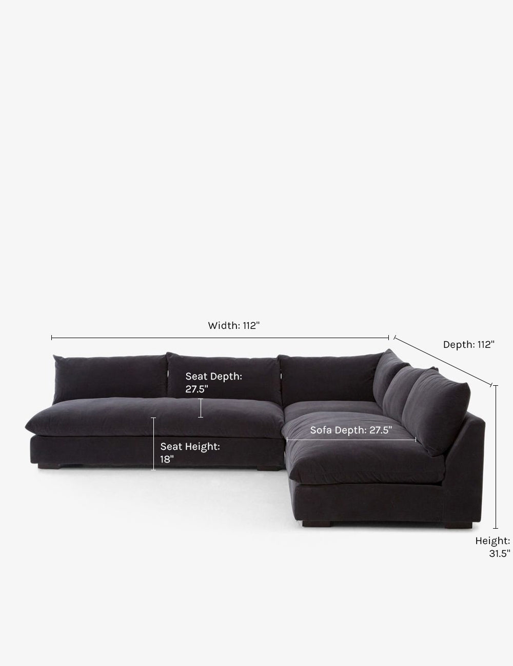 Lulu and Georgia - Decima Sectional Sofa