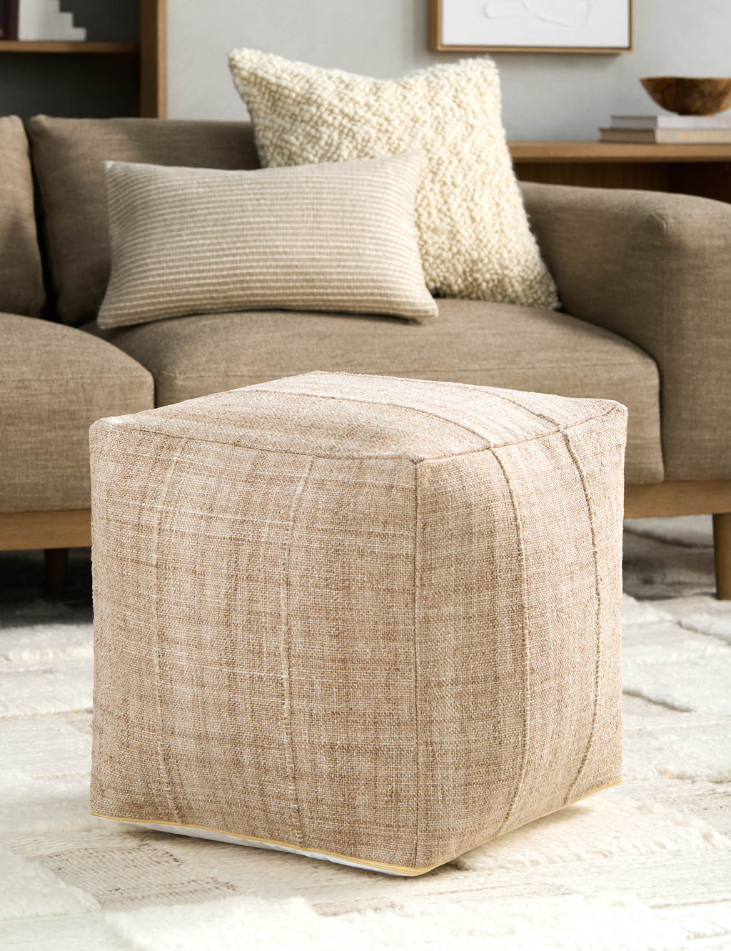 Lulu and Georgia - Sanji Indoor / Outdoor Square Pouf