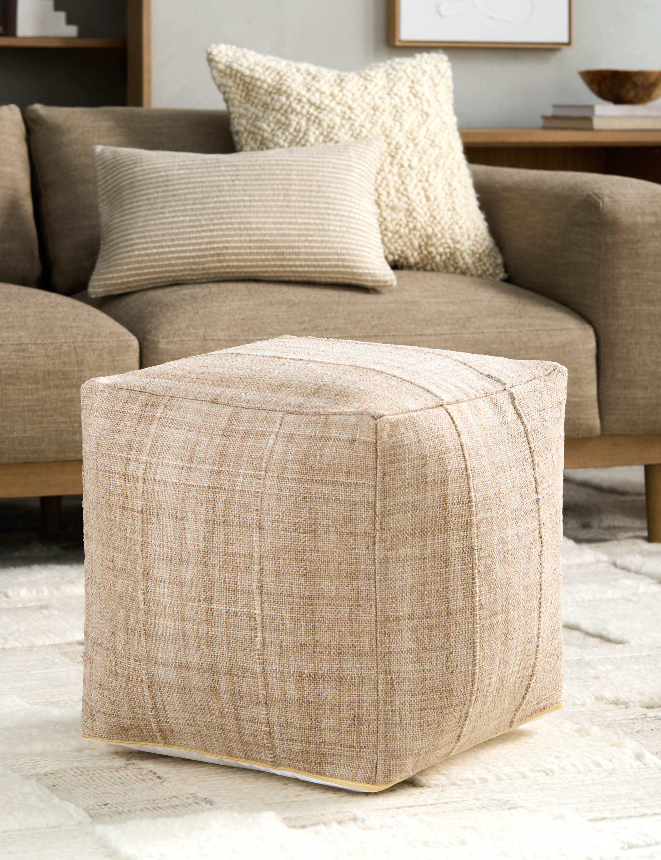 Lulu and Georgia - Sanji Indoor / Outdoor Square Pouf