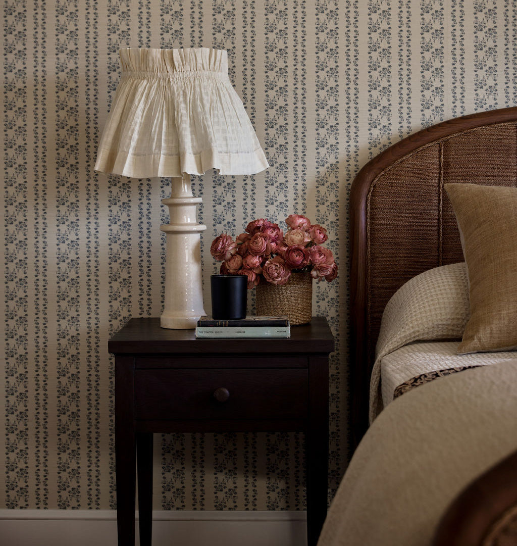 Amber Interiors - Checked Cotton Table Lamp Shade