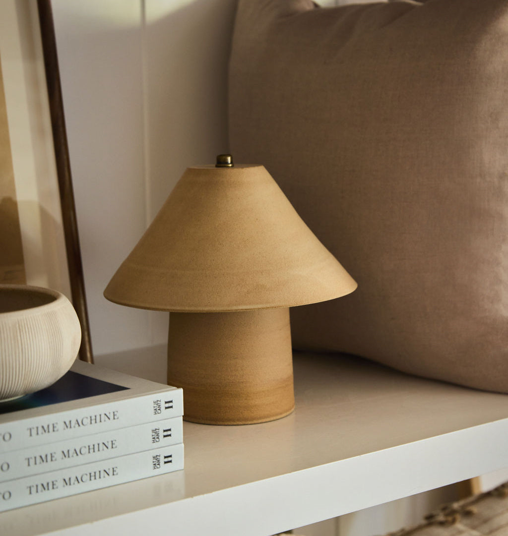 Amber Interiors - Yuma Stoneware Table Lamp