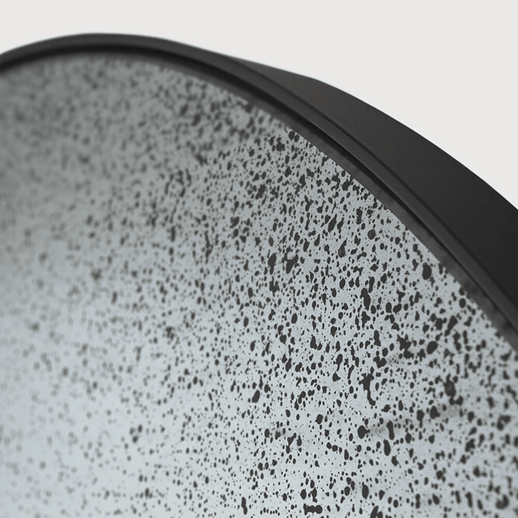 Urban Natural - Aged Round Wall Mirror - Clear