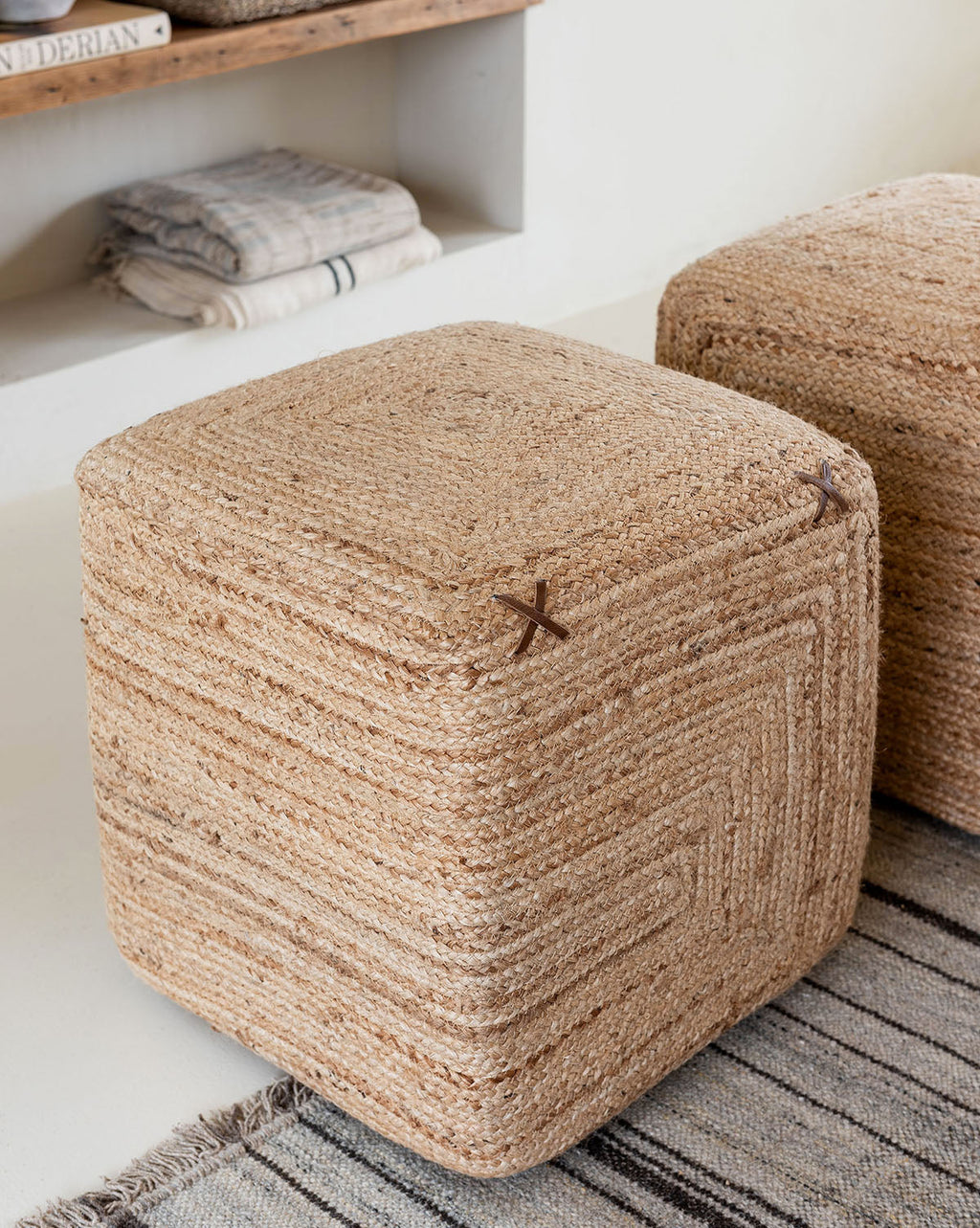 McGee & Co - Kelvin Woven Ottoman
