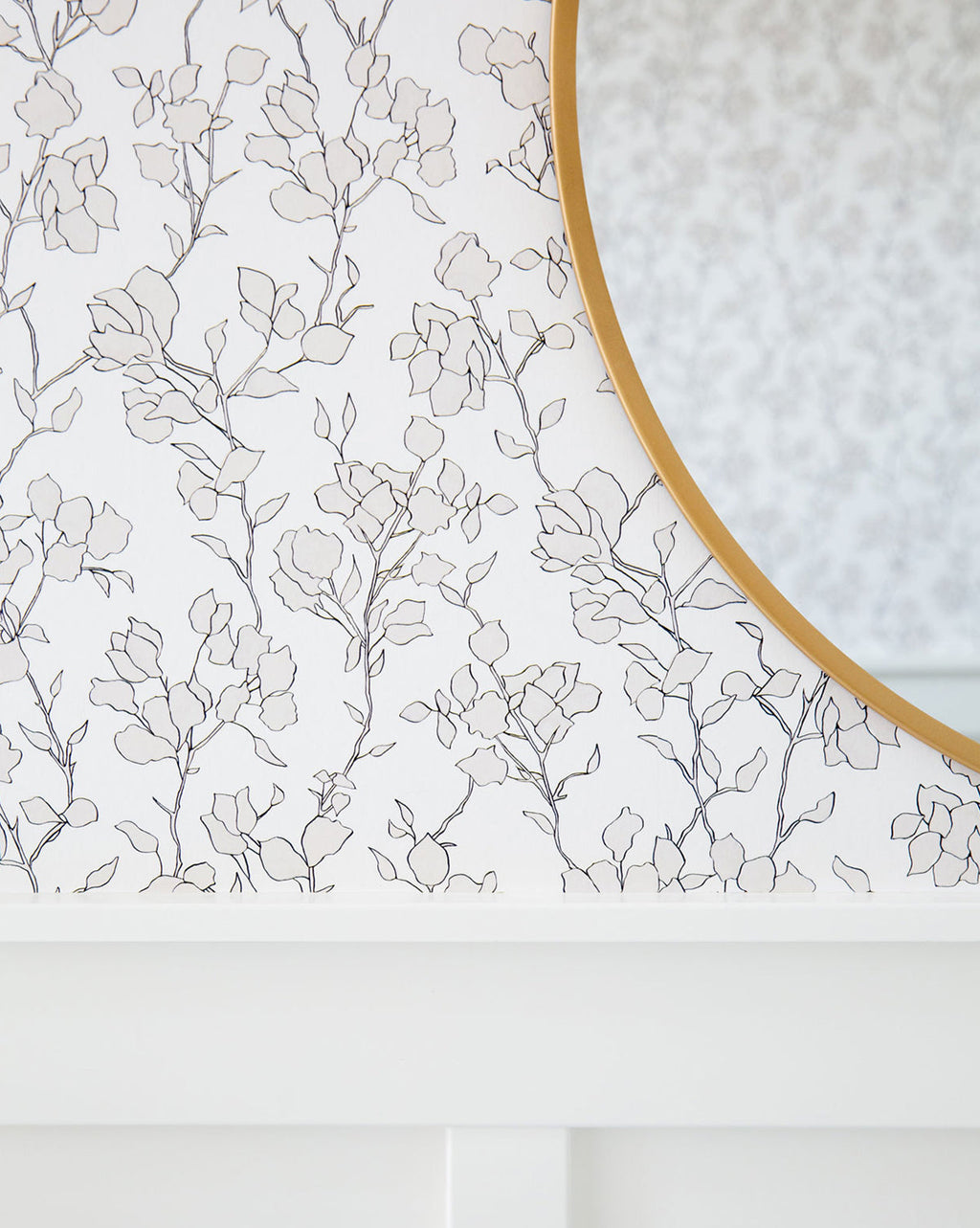 McGee & Co - Blair Sketched Floral Wallpaper