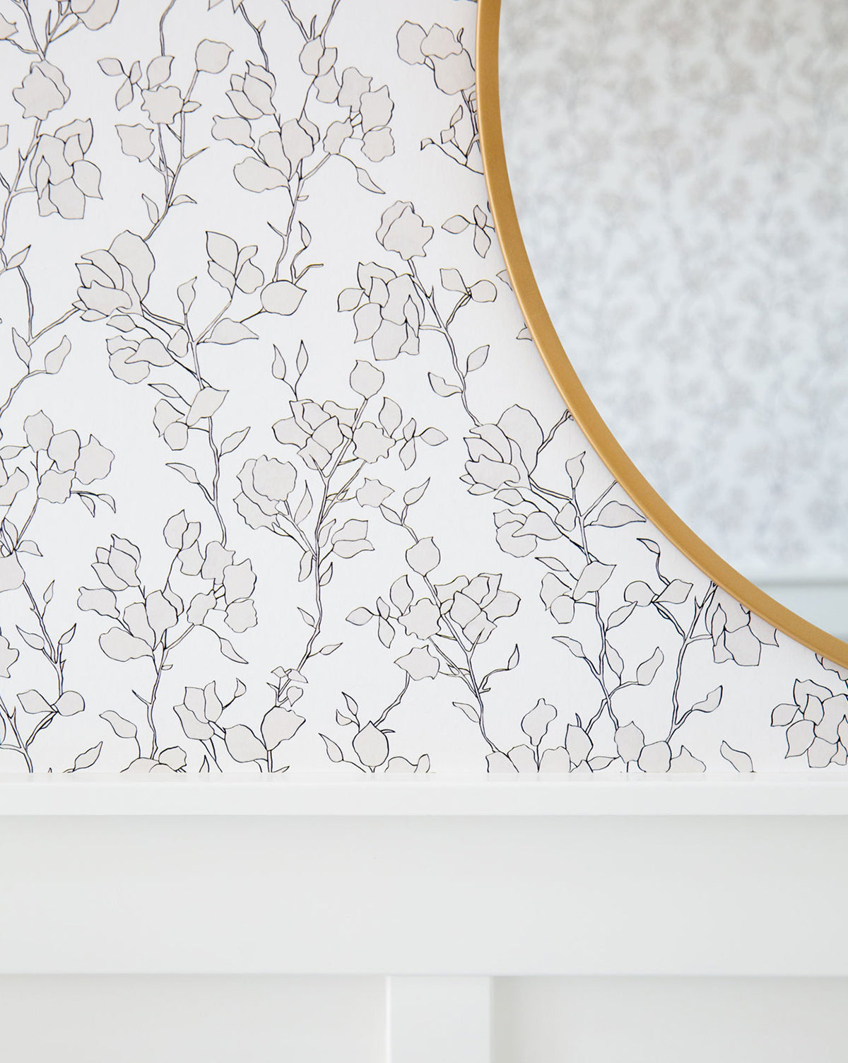 McGee & Co - Blair Sketched Floral Wallpaper