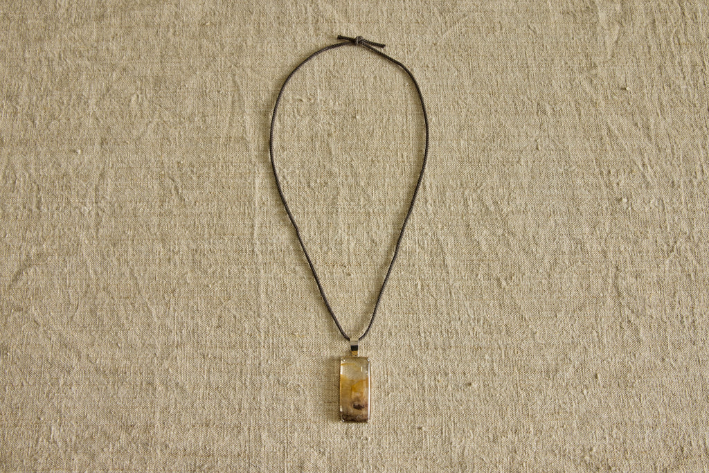 Nicky Kehoe - Hematoid Quartz Pendant I Necklace