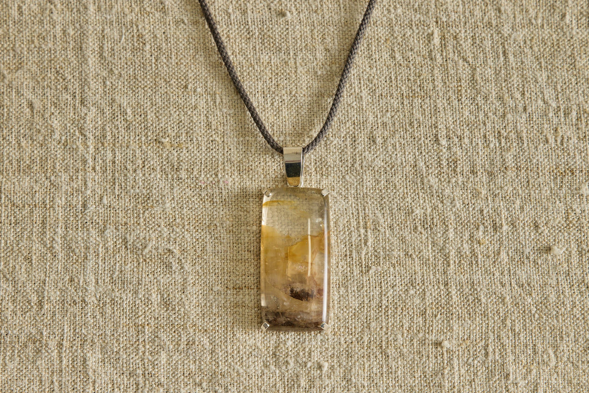 Nicky Kehoe - Hematoid Quartz Pendant I Necklace