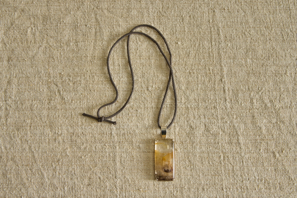 Nicky Kehoe - Hematoid Quartz Pendant I Necklace