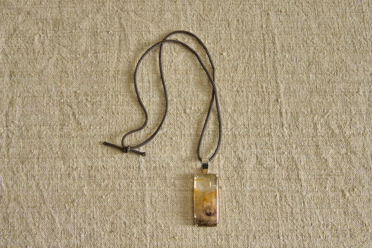 Nicky Kehoe - Hematoid Quartz Pendant I Necklace
