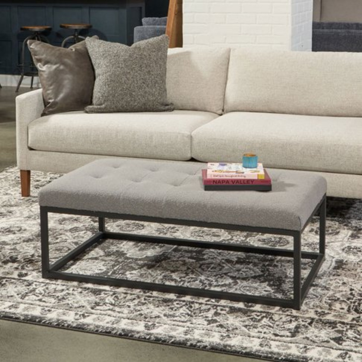 Urban Natural - Box Rectangle Ottoman