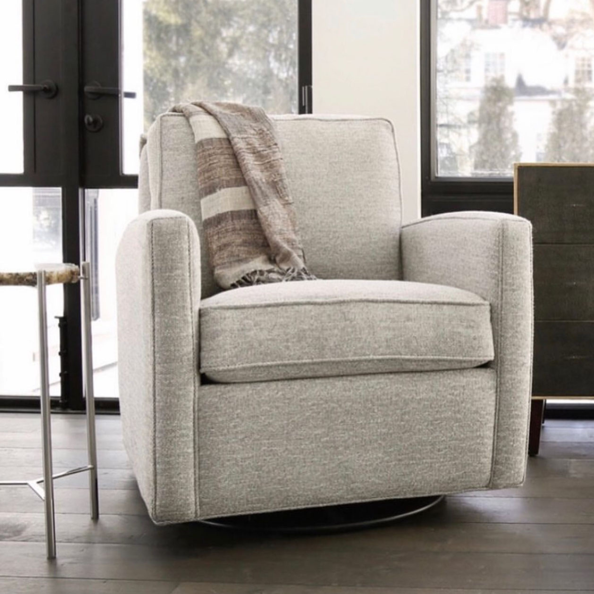 Urban Natural - Lincoln Swivel Glider Chair