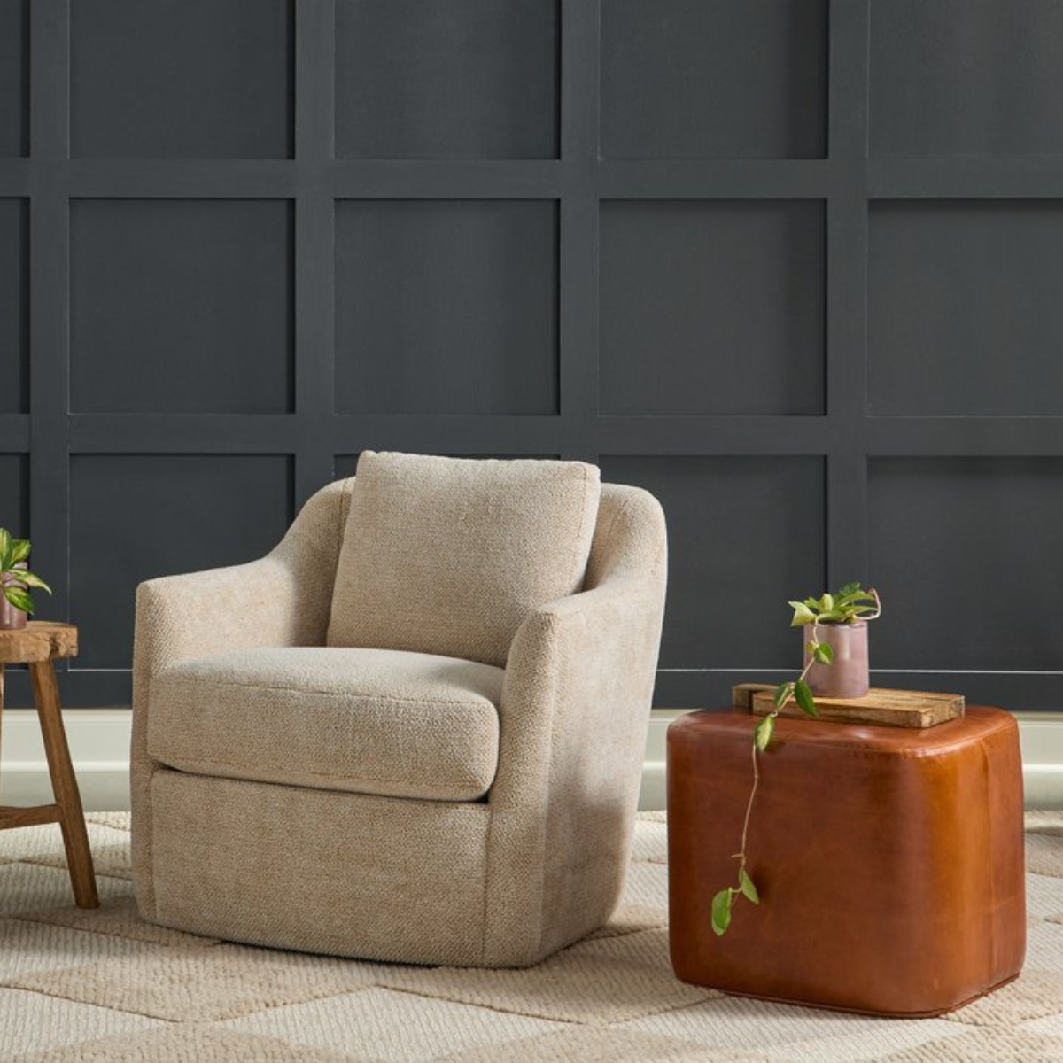 Urban Natural - Remy Swivel Chair
