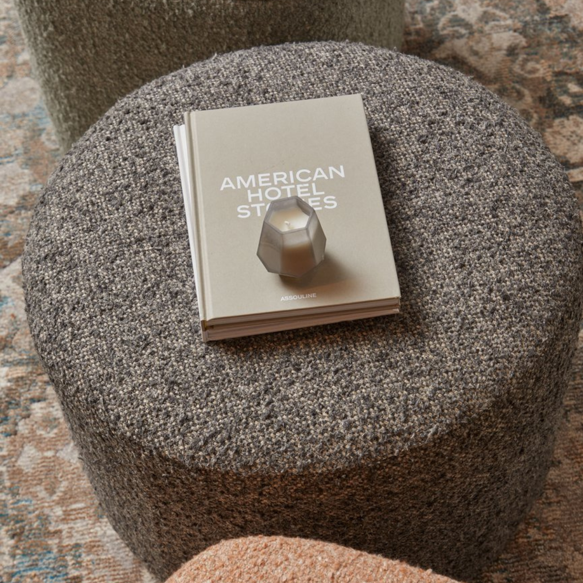 Urban Natural - Tad Swivel Ottoman