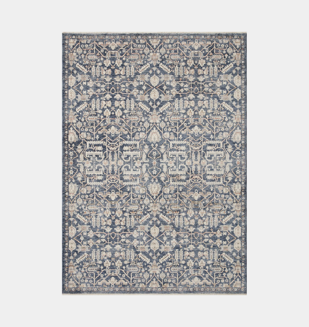 Amber Interiors - Zuma ZUM - 02 Blue / Ivory Area Rug