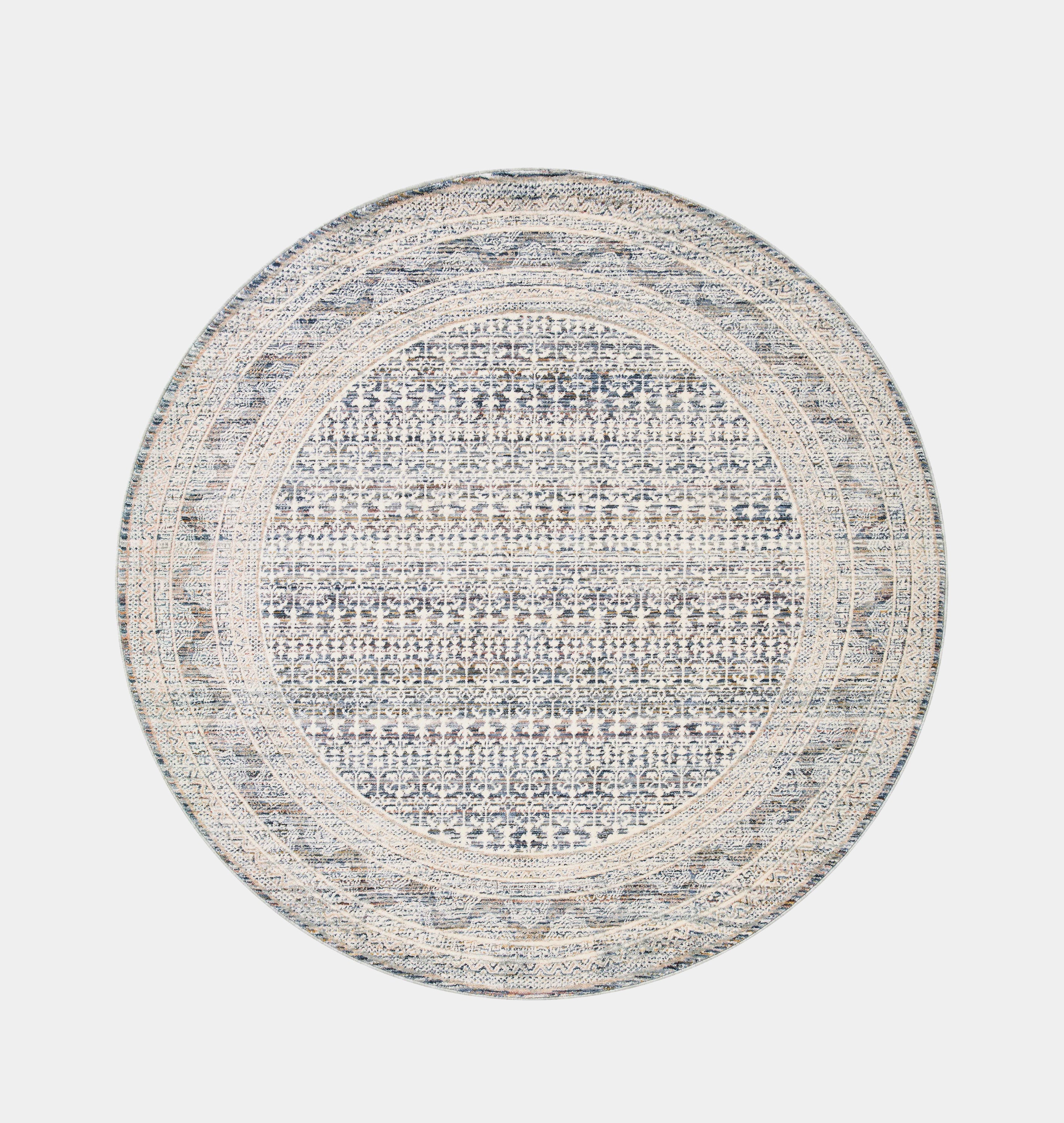 Amber Interiors - Zuma ZUM - 03 Ocean / Multi Area Rug